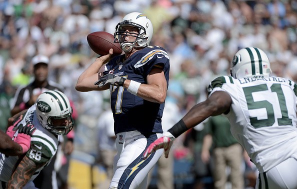 Philip Rivers #17 of the San Diego Chargers