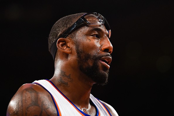 Amar'e Stoudemire #1 of the New York Knicks
