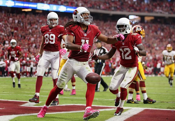 Wide receiver Larry Fitzgerald #11 of the Arizona Cardinals