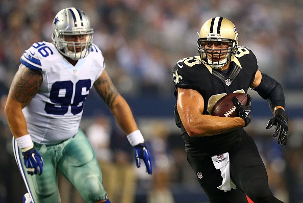 Jimmy Graham #80 of the New Orleans Saints