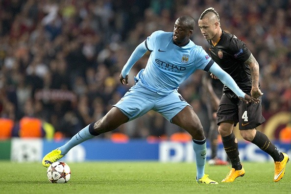 Manchester City's Ivorian midfielder Yaya Toure 
