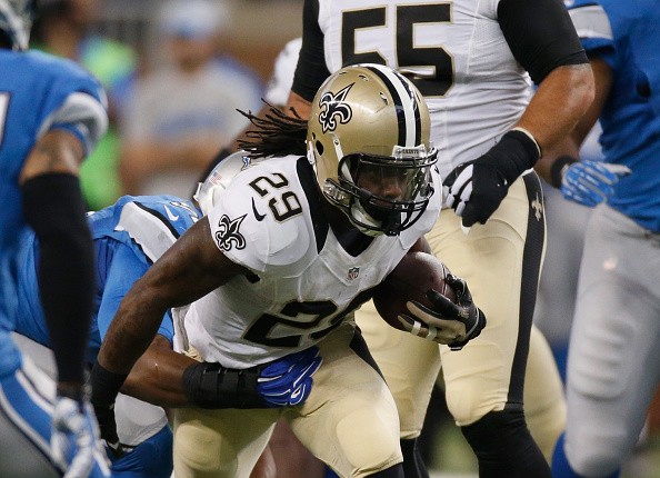 Khiry Robinson #29 of the New Orleans Saints 