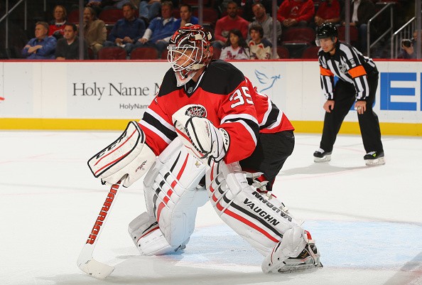 Cory Schneider #35 of the New Jersey Devils 