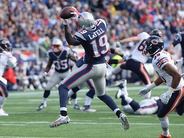 Brandon LaFell #19 of the New England Patriots 