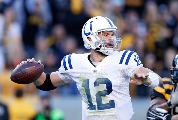 Andrew Luck #12 of the Indianapolis Colts