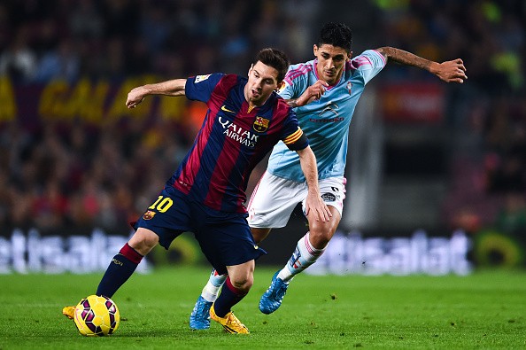 Lionel Messi of FC Barcelona 