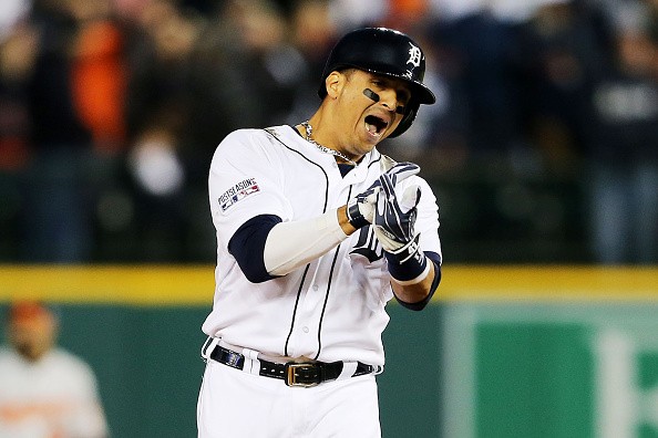 Victor Martinez #41 of the Detroit Tigers