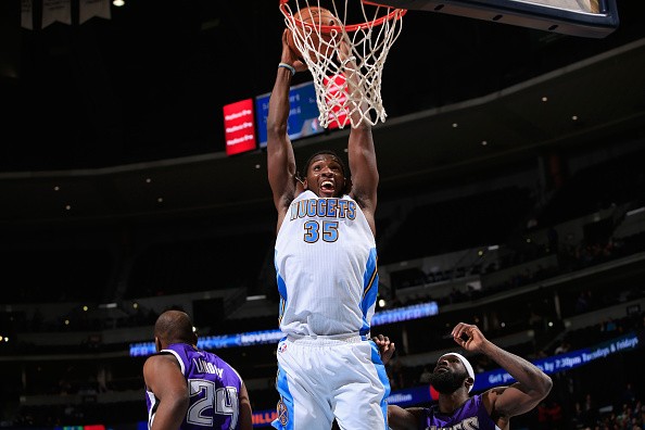 Kenneth Faried #35 of the Denver Nuggets 
