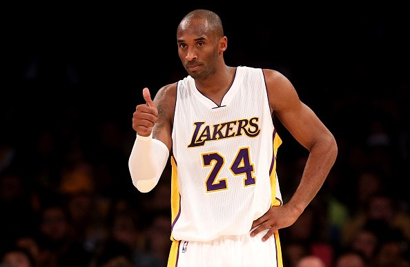 Kobe Bryant #24 of the Los Angeles Lakers
