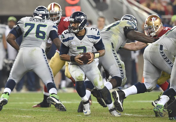 Russell Wilson #3 of the Seattle Seahawks