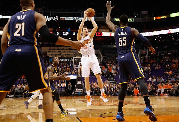 Goran Dragic #1 of the Phoenix Suns