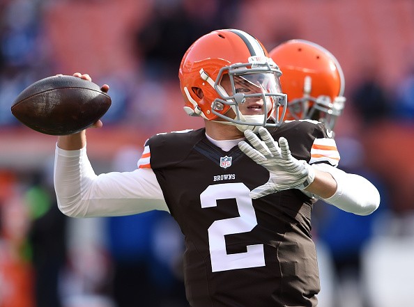 Johnny Manziel #2 of the Cleveland Browns