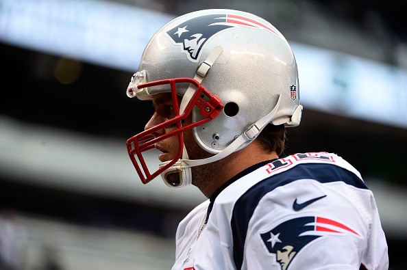 Quarterback Tom Brady #12 of the New England Patriots