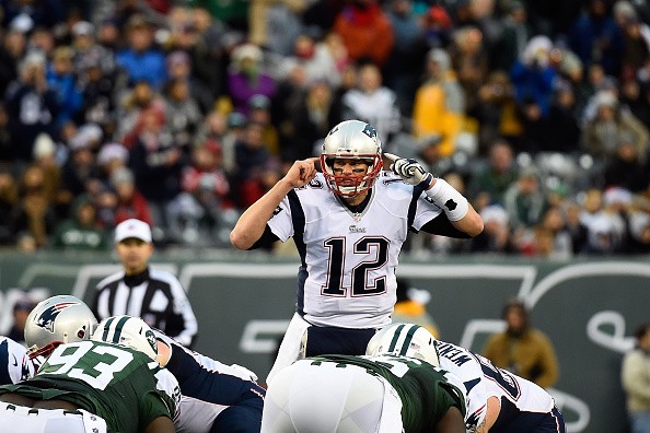 Quarterback Tom Brady #12 of the New England Patriots 