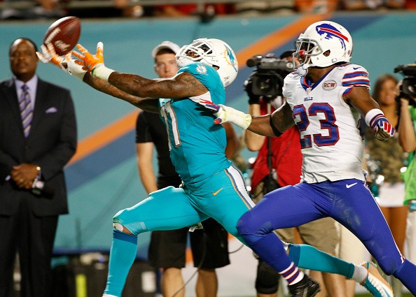 Wide receiver Mike Wallace #11 of the Miami Dolphins