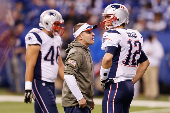New England Patriots offensive coordinator coach Josh McDaniels