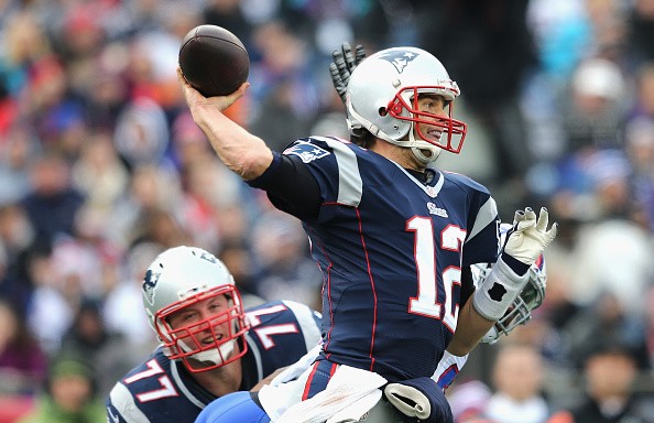 Tom Brady #12 of the New England Patriots 