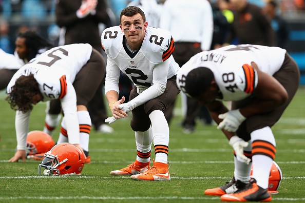 Johnny Manziel #2 of the Cleveland Browns