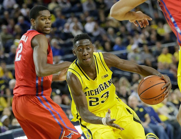 Caris LeVert #23 of the Michigan Wolverines