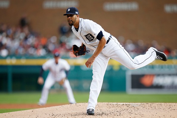 David Price #14 of the Detroit Tigers 