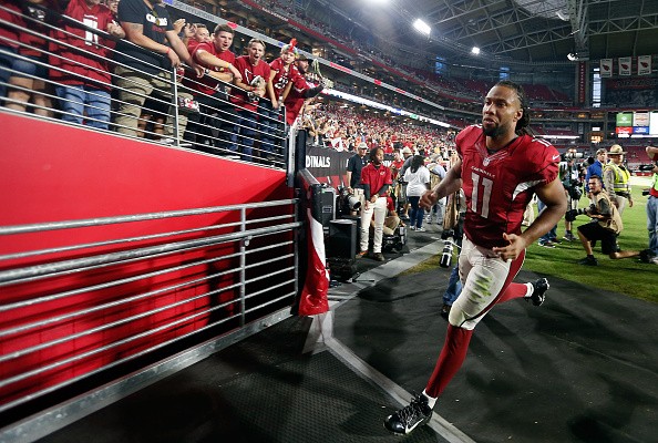 Wide receiver Larry Fitzgerald #11 of the Arizona Cardinals 