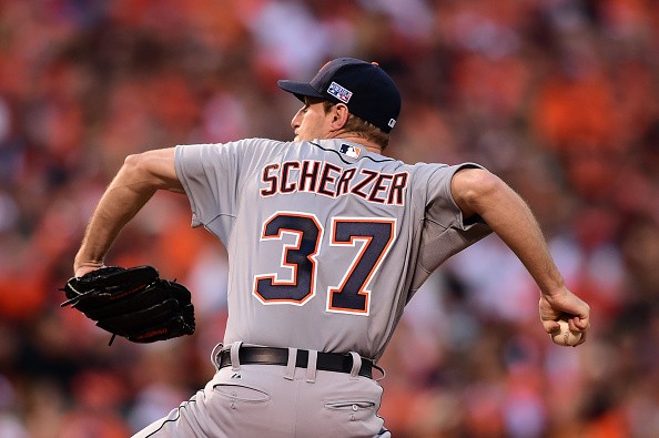 Max Scherzer #37 of the Detroit Tigers