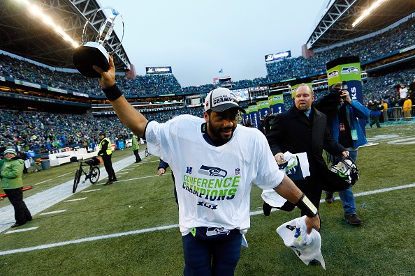 Russell Wilson #3 of the Seattle Seahawks