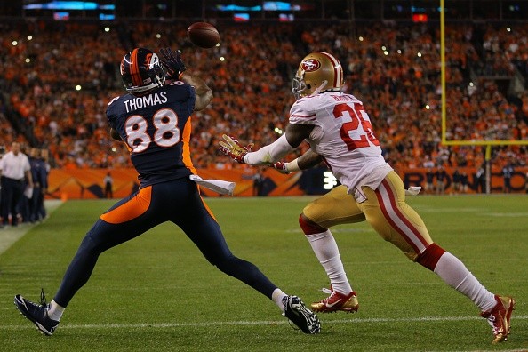 Wide receiver Demaryius Thomas #88 of the Denver Broncos 