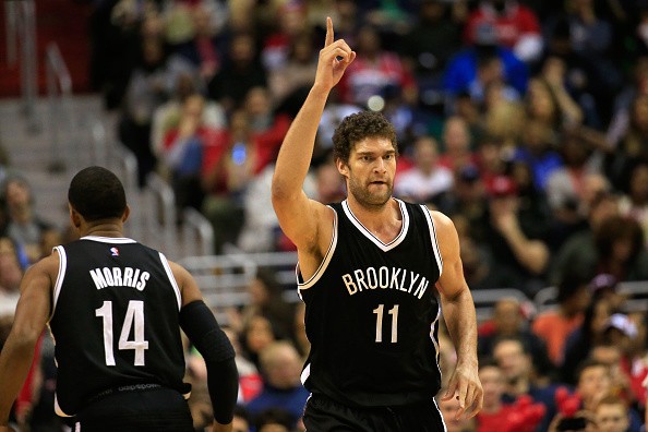 Brook Lopez #11 of the Brooklyn Nets 