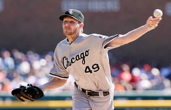 Chris Sale #49 of the Chicago White Sox 