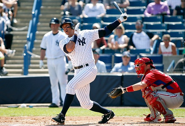 Designated hitter Alex Rodriguez #13 of the New York Yankees