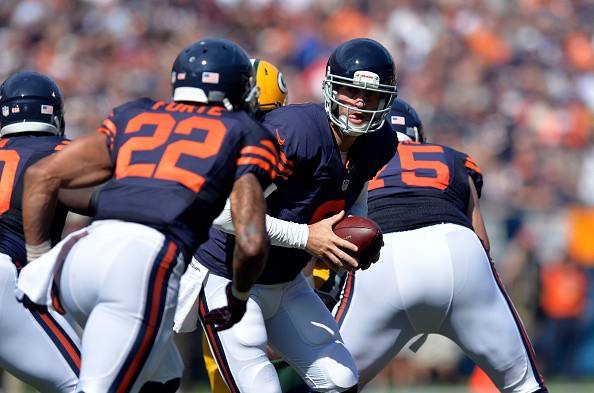 Quarterback Jay Cutler #6 of the Chicago Bears 