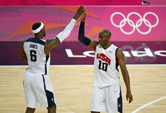 Kobe Bryant and LeBron James Guide USA to Victory
