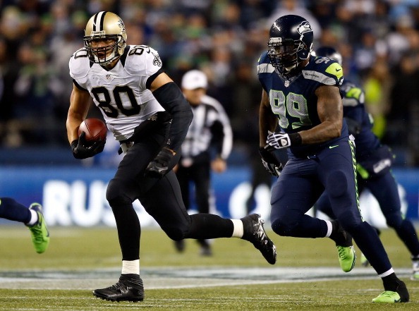 Tight end Jimmy Graham #80 of the New Orleans Saints 
