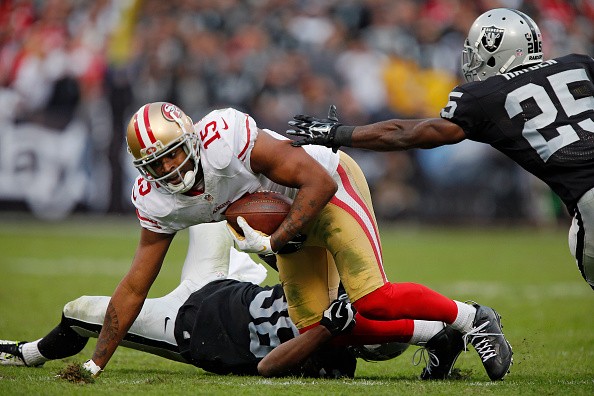 Wide receiver Michael Crabtree #15 of the San Francisco 49ers