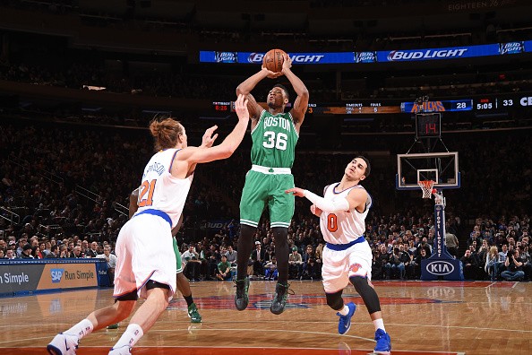 Marcus Smart #36 of the Boston Celtics 