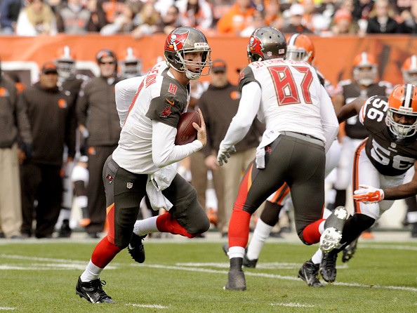 Quarterback Mike Glennon #8 of the Tampa Bay Buccaneers