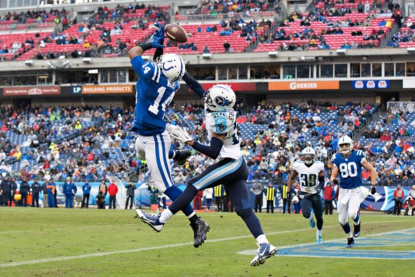 Hakeem Nicks #14 of the Indianapolis Colts