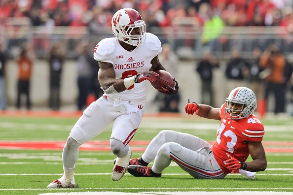 Tevin Coleman #6 of the Indiana Hoosiers 