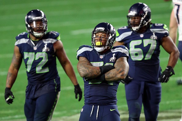 Bruce Irvin #51 of the Seattle Seahawks 