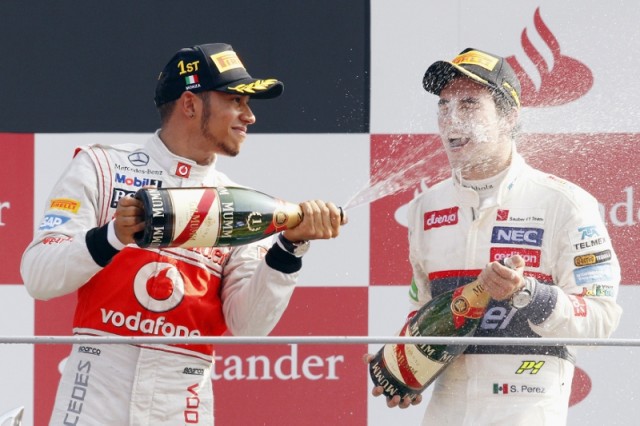 Lewis Hamilton & Sergio Perez