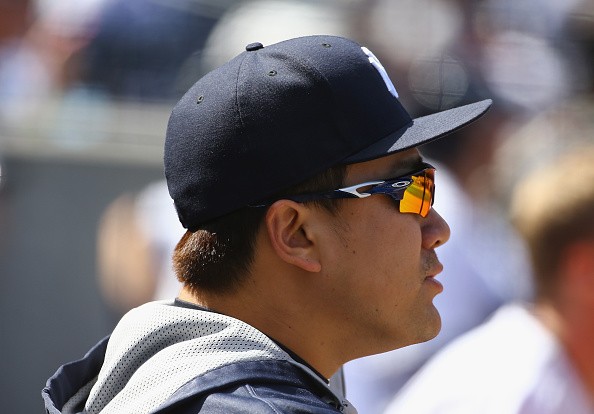 Masahiro Tanaka #19 of the New York Yankees