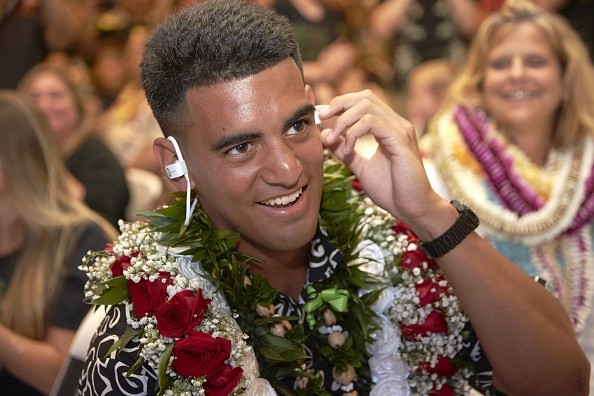 Tennessee Titans QB and No 2 overall pick Marcus Mariota