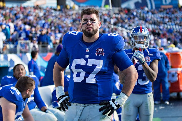 Justin Pugh #67 of the New York Giants