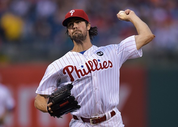 Starting pitcher Cole Hamels #35 of the Philadelphia Phillies 