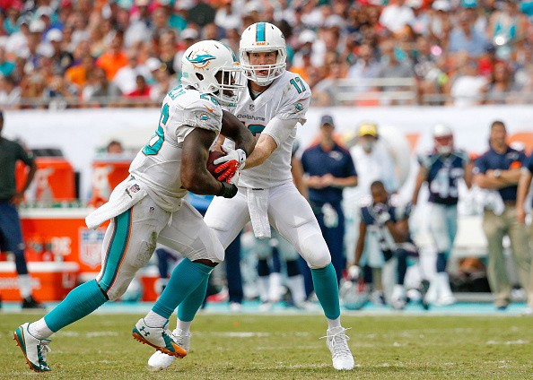 Ryan Tannehill #17 of the Miami Dolphins