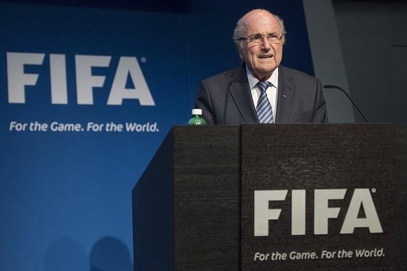 FIFA President Sepp Blatter speaks