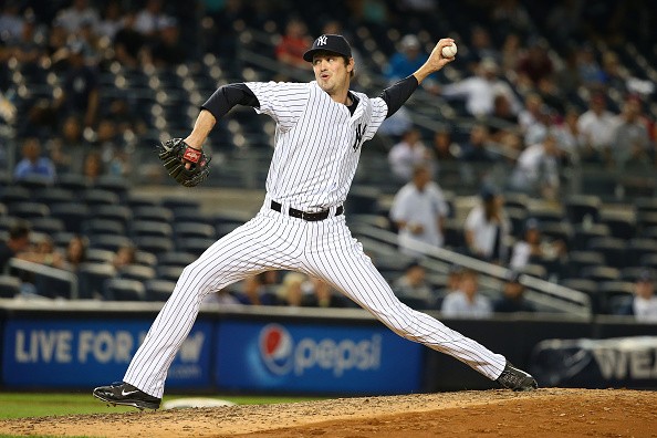 Andrew Miller #48 of the New York Yankees 