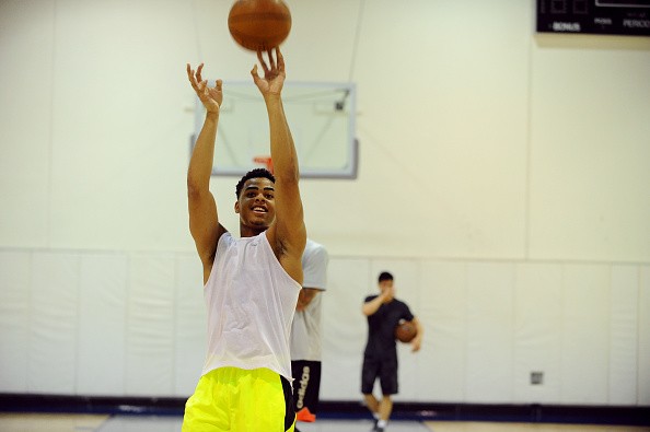 NBA Draft Prospect, D'Angelo Russell works
