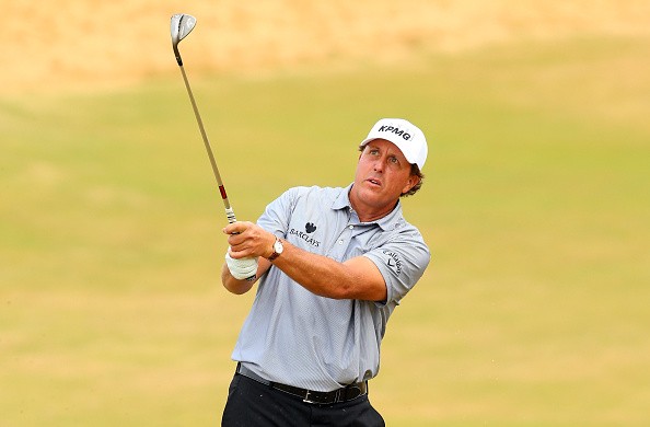 Phil Mickelson of the United States 